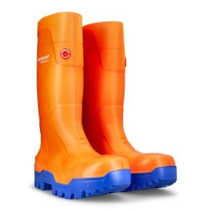 Dunlop gummistøvler med vern Fieldpro Thermo+ Oransje, Damesko, Nye Sko