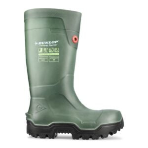 Dunlop gummistøvler med vern Purofort Fieldpro Thermo+ Grønn, Damesko, Nye Sko