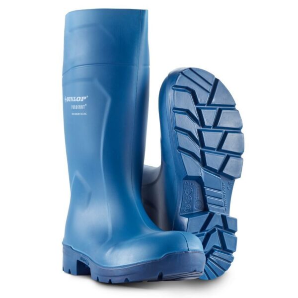Dunlop gummistøvler med vern Purofort Multigrip Blå - Dunlop - Ultimat sikkerhet, komfort og slitestyrke, Damesko, Nye Sko