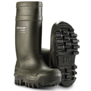 Dunlop gummistøvler med vern Purofort Thermo+ Grønn - Dunlop - Ultimat sikkerhet, komfort og slitestyrke, Damesko, Nye Sko