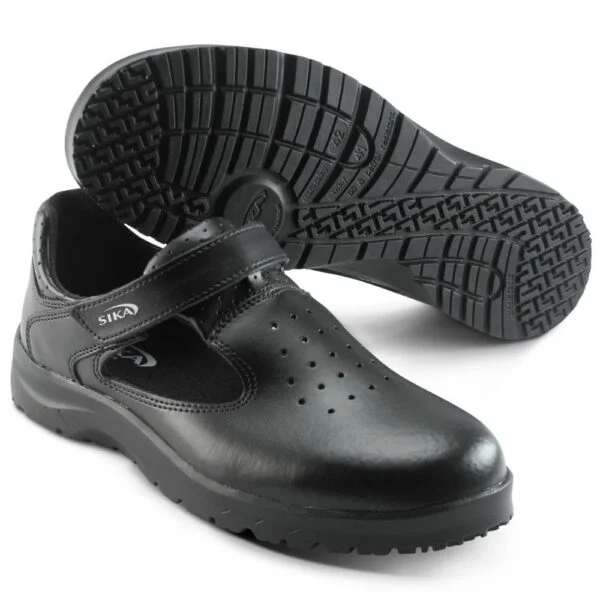 Sandal Fusion sort- Sika, Damesko, Nye Sko