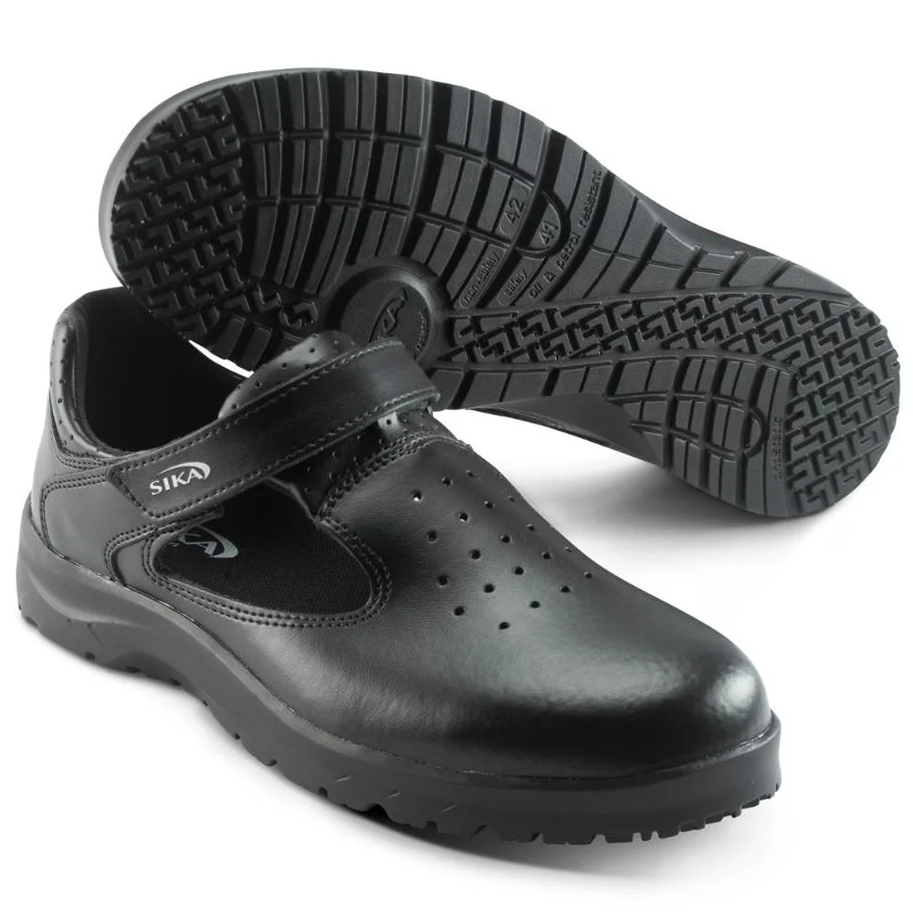 Sandal Fusion sort- Sika, Damesko, Nye Sko