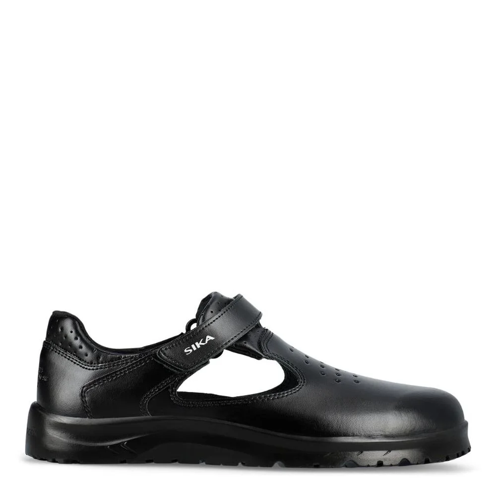 Sandal Fusion sort- Sika, Damesko, Nye Sko