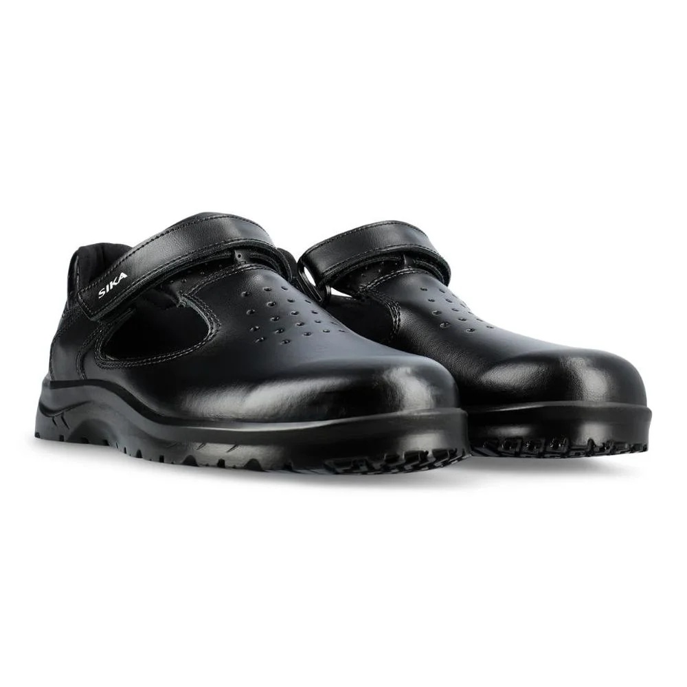 Sandal Fusion sort- Sika, Damesko, Nye Sko